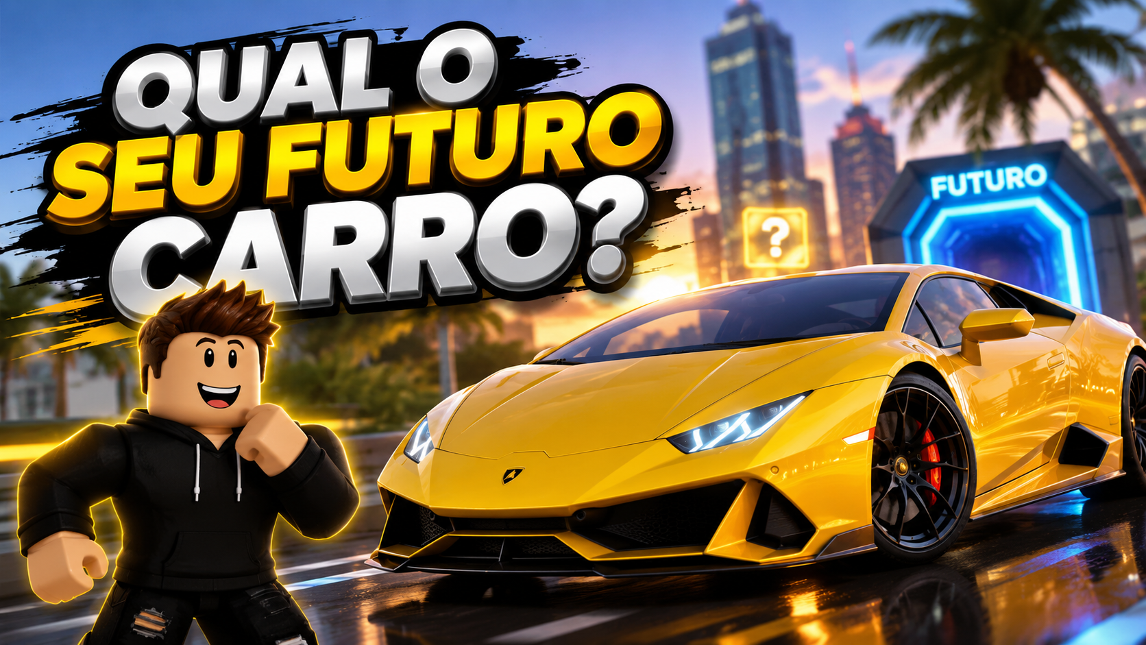 Qual o seu futuro carro Roblox